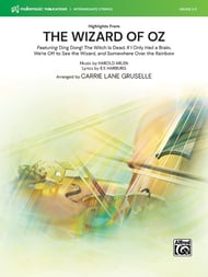 Highlights from The Wizard of Oz Orchestra sheet music cover Thumbnail